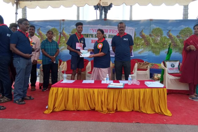 RRC RED RUN COMPETITION– MR. S. PRAVIN B. SC NURSING II YEAR – HOLDS  SEVENTH PLACE IN STATE MARATHON