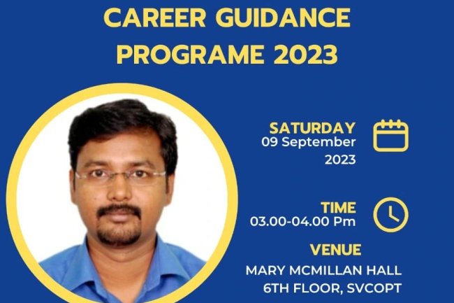 SVCOPT  has organised a Personality Development Programme for Final Year Physiotherapy Students on the topic – Design your Destiny.