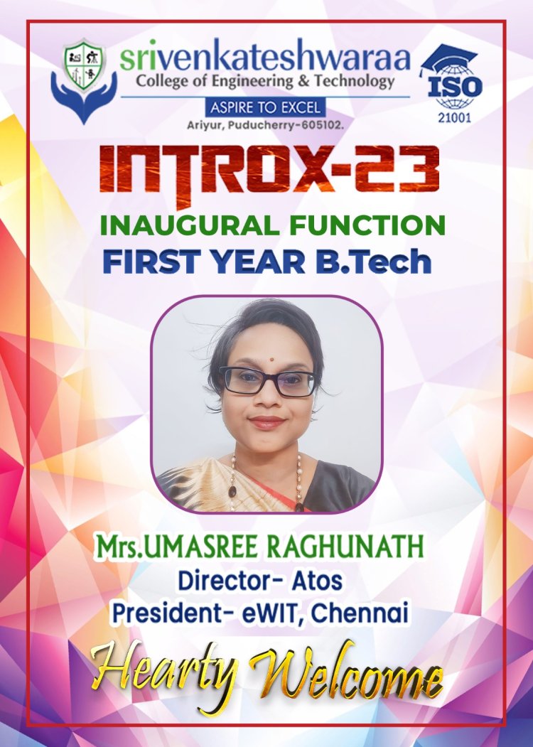 SVCET - FIRST YEAR INAUGURAL FUNCTION INTROX 23 ON 11-9-2023