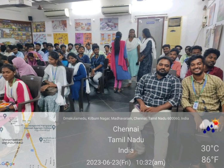 SVCET MBA INDUSTRIAL VISIT TO MODERN BAKERS PVT LTD, CHENNAI ON 23-6-2023