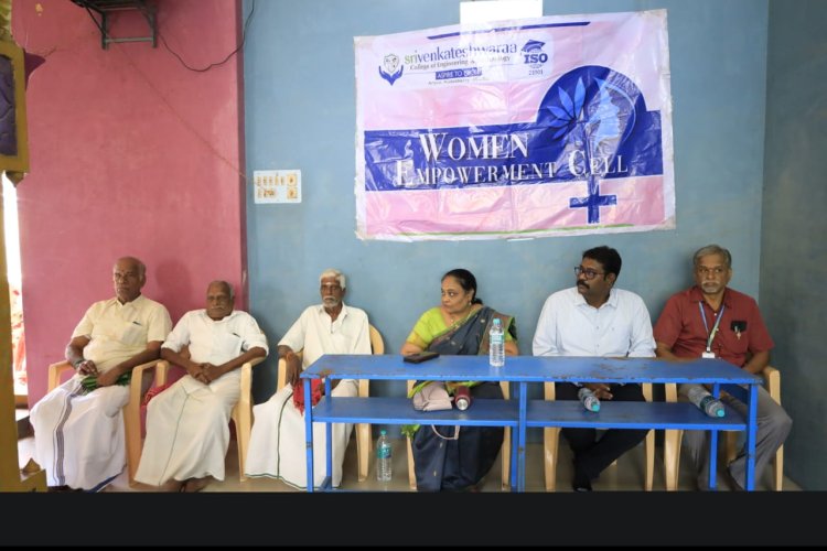 Women legal awareness program at Manakuppam Village on 12/12/23  