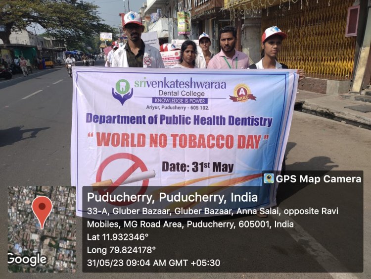 WORLD NO TOBACCO DAY RALLY