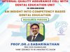INTERNAL QUALITY ASSURANCE CELL WITH DENTAL EDUCATION UNIT