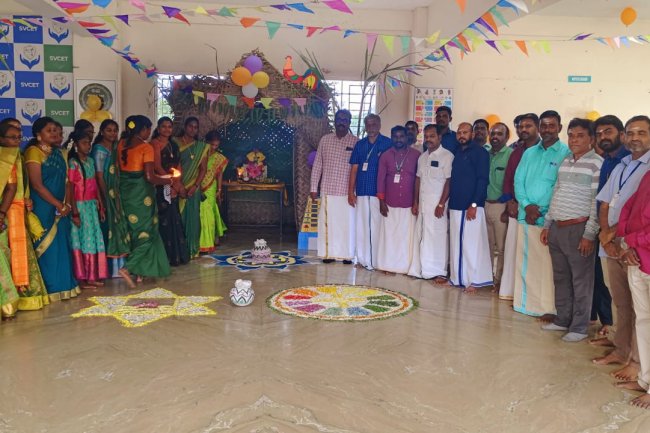 PONGAL CELEBRATION 2024 AT SVCET CAMPUS