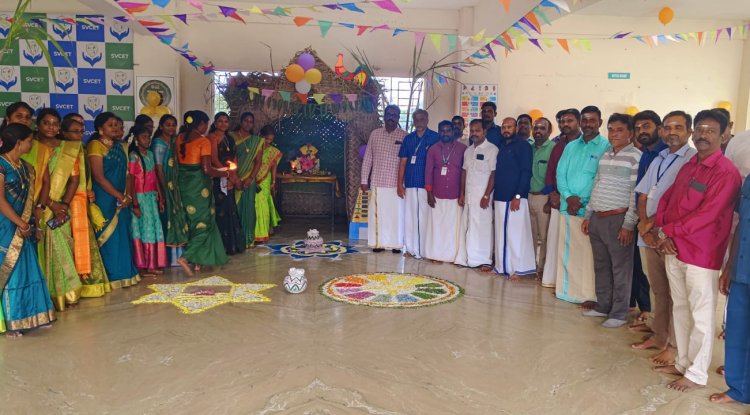 PONGAL CELEBRATION 2024 AT SVCET CAMPUS