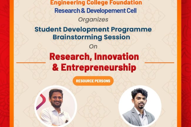 One Day Student Development Programme on "Research, Innovation and Entrepreneurship" on 19-03-2024