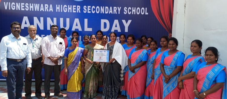 SVCET - Womens' Day Celebration at Lawspet Vallalar HS School