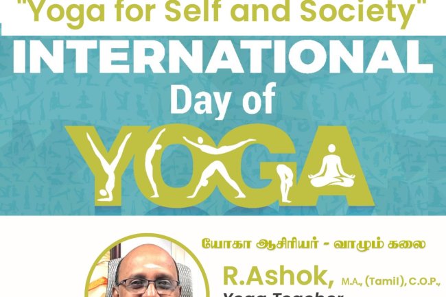 INTERNATIONAL YOGA DAY CELEBRATION ON 21-6-2024 WITH ART OF LIVING