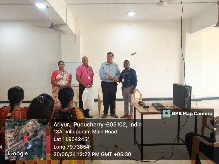 SVCET  Awareness Session on Significance of Project based Python Learning  on 20th June 2024