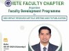 FDP on  High Impact Research Article Writing and its Publication on 6th July 2024 under ISTE Faculty Chapter