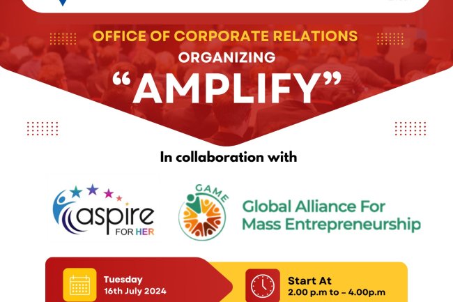 Amplify Program  an Interview Preparedness Programme   for our final year students on 16th July 2024