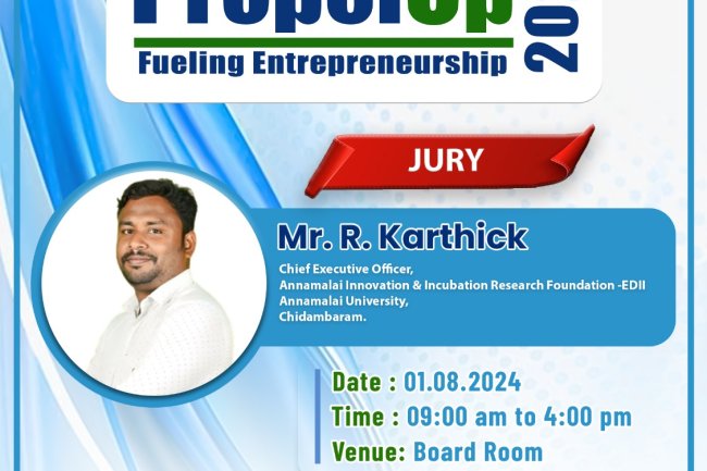 Propelup 2024  Starterpreneur idea pitching  Event 