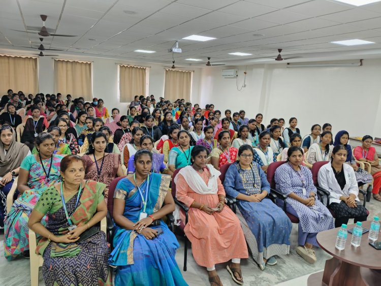 SVCET conducted NOURISH AND THRIVE  Breastfeeding awareness programme through Women Empowerment Cell on 07-08-2024