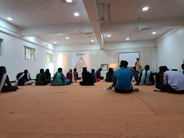 SVCET Conducted one week ISHA Yoga Training  Programme for the CSE ECE and BME students