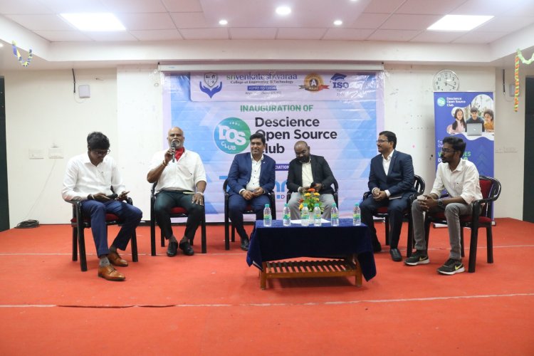 On August 28  2024 SVCET in collaboration with Touchmark Descience Pvt Ltd inaugurated the Descience Open Source Club 