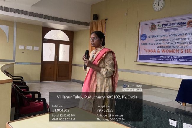 CME on Yoga & Women’s Health in Celebration of International Yoga Day