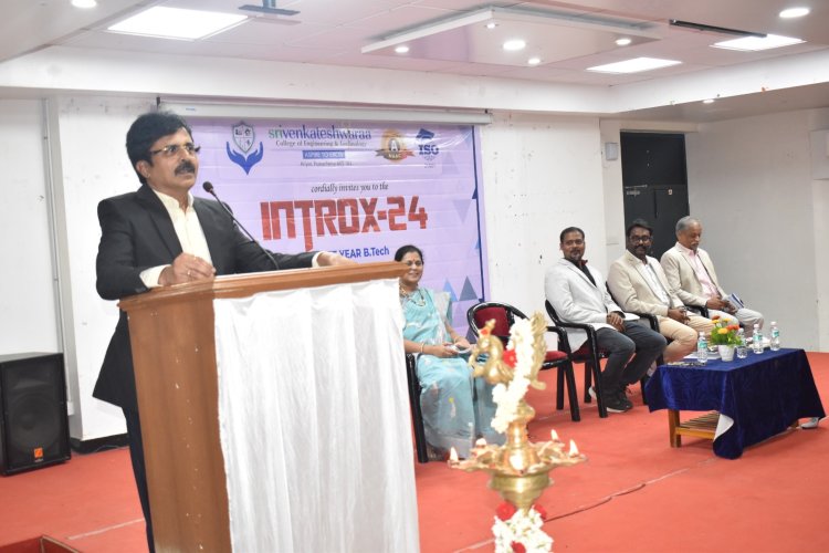 SVCET I YEAR INAUGURATION FUNCTION INTROX-24 ON 12-9-2024 THURSDAY 