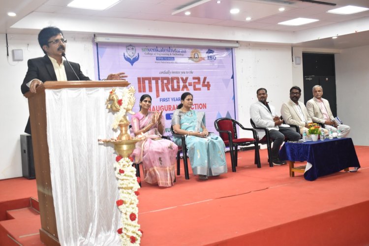 SVCET I YEAR INAUGURATION FUNCTION INTROX-24 ON 12-9-2024 THURSDAY 