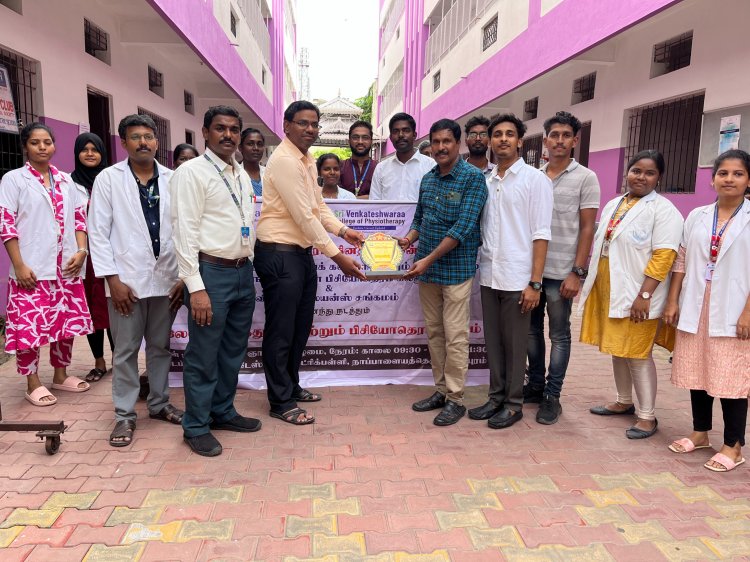 FREE MEDICAL AND PHYSIOTHERAPY CAMP AT VILLUPURAM 