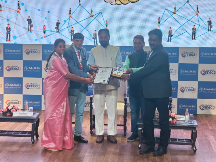 SVCET have bagged five awards and recognition during Eduskills Foundation conclave 2024 which was held at New Delhi