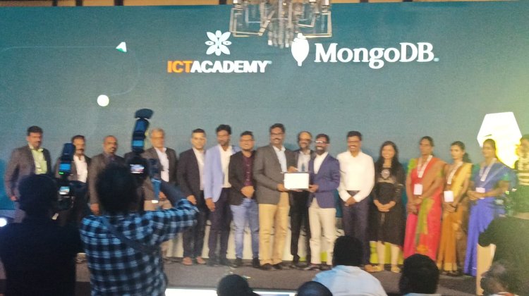 SVCET has been recognised with a Partnership certificate by MongoDB along with ICTACT on 8-10-2024