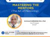 MASTERING THE MENTEES Programme conducted by Dr K B JAYARRAMAN to the SVVET Faculties on 8th November 2024