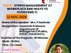 Mrs P Sasikala AP MBA has acted as Resource Person for a Webinar organised by Fisheries Business  School Tamilnadu Dr J Jayalalitha Fisheries University Chennai on  Stress Management at Workplace and ways to overcome it on 11.11.2024