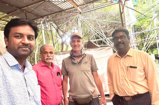 On 12th November 2024 SVCET Principal Vice Principal Placement Officer met Mr.Jorge Head  Fablab  Centre for Scientific Research Auroville at CSR  Auroville