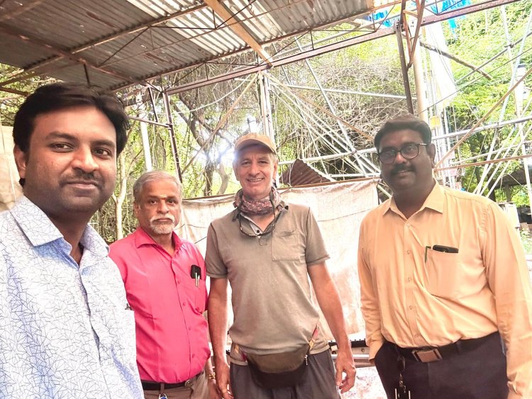 On 12th November 2024 SVCET Principal Vice Principal Placement Officer met Mr.Jorge Head  Fablab  Centre for Scientific Research Auroville at CSR  Auroville