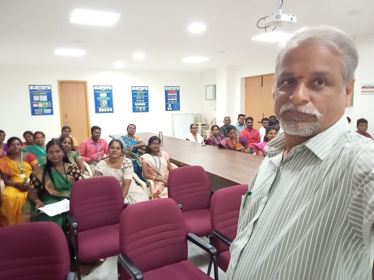 MASTERING THE MENTEES Programme conducted by Dr K B JAYARRAMAN to the SVVET Faculties on 8th November 2024