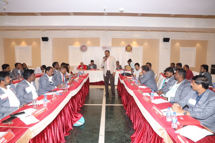 MOTIVATION SESSION GIVEN BY Dr K B Jayarraman to PUDUCHERRY BNI CORAL at their 350 week meeting celebrations on 14th November 2024 at Hotel SUNWAY MANOR