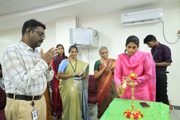 Inaugural ceremony of Professional society Computer Society of India for the Department of CSE on 15th November 2024 at SVCET