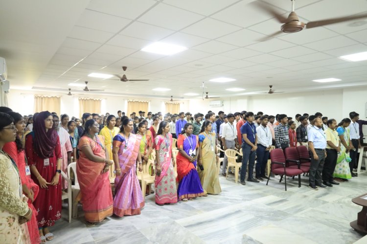 Inaugural ceremony of Professional society Computer Society of India for the Department of CSE on 15th November 2024 at SVCET