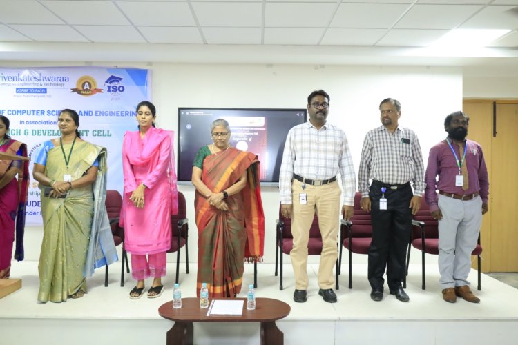 Inaugural ceremony of Professional society Computer Society of India for the Department of CSE on 15th November 2024 at SVCET