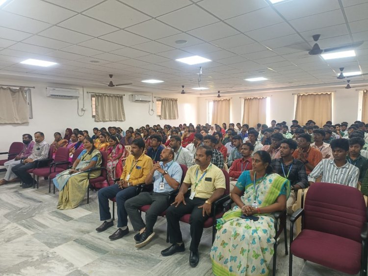 Inaugural ceremony of Professional society Computer Society of India for the Department of CSE on 15th November 2024 at SVCET