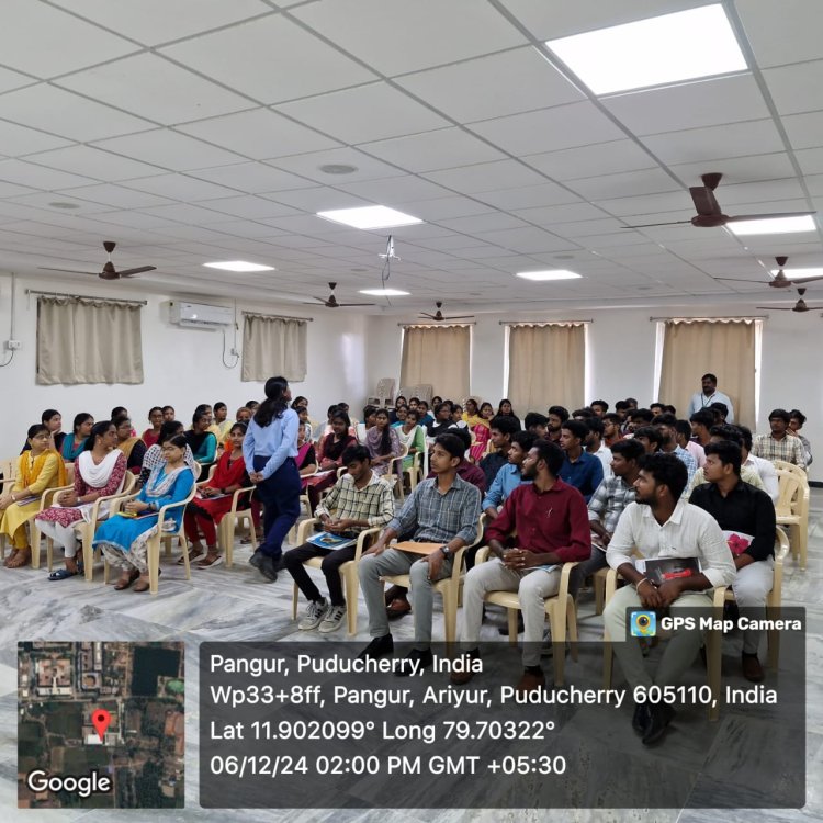 SVCET Department of Management Studies   organized  Professor of Practice  session on Interpersonal Processes and Behavior for the I MBA 2024 TO 26 batch December 6th 2024