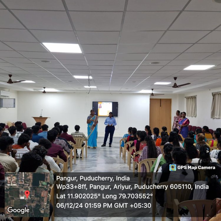 SVCET Department of Management Studies   organized  Professor of Practice  session on Interpersonal Processes and Behavior for the I MBA 2024 TO 26 batch December 6th 2024