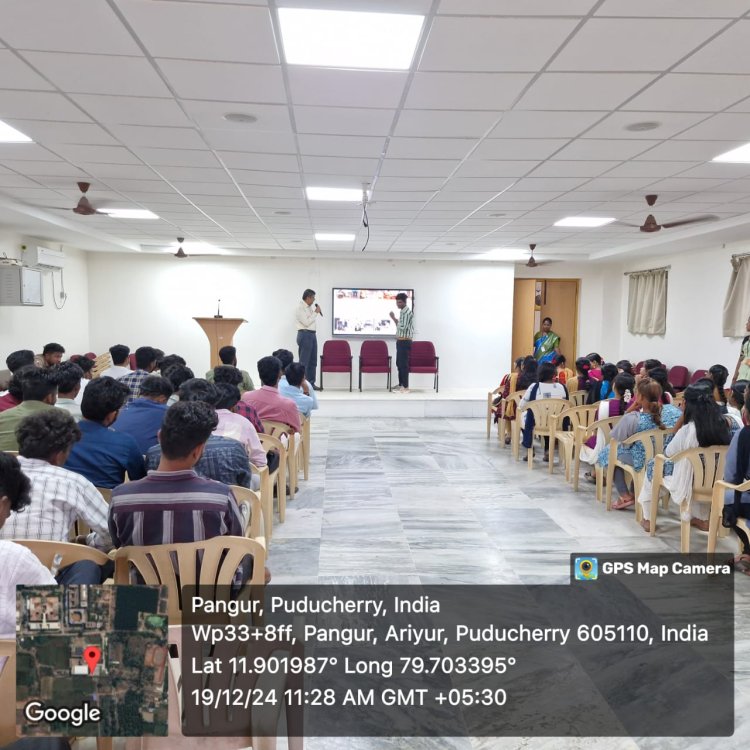 SVCET has conducted 3 days Meditation programme on 16 to 18 th December 2024 for the  I year Engineering Students and 3 days meditation programme  on 19 to 21st December 2024 for MBA I year Students