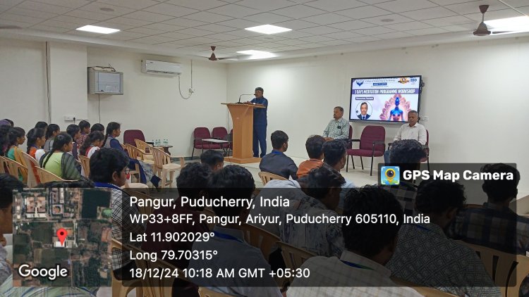 SVCET has conducted 3 days Meditation programme on 16 to 18 th December 2024 for the  I year Engineering Students and 3 days meditation programme  on 19 to 21st December 2024 for MBA I year Students