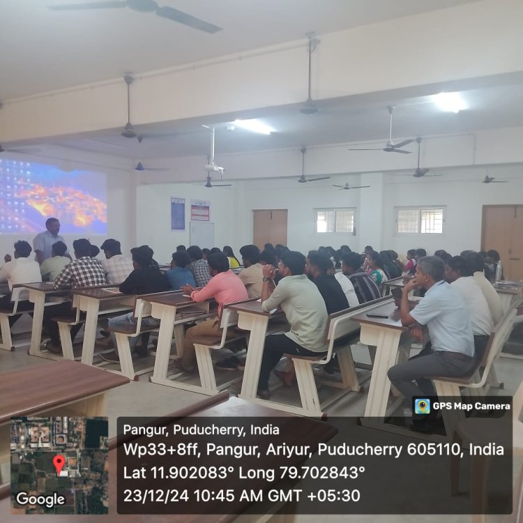 SVCET MBA Department conducted Professor Of Practice Session 