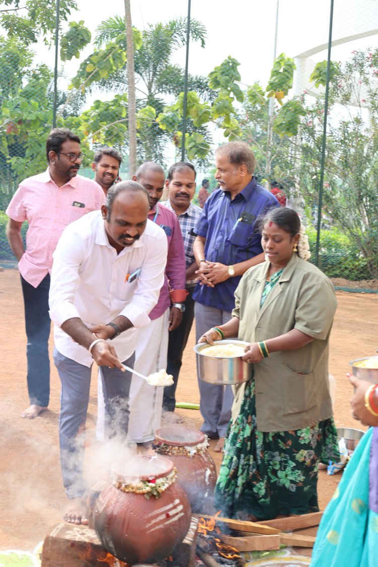 PASUMAI PONGAL CELEBRATON AT SVCET ON 11 TH JANUARY 2025