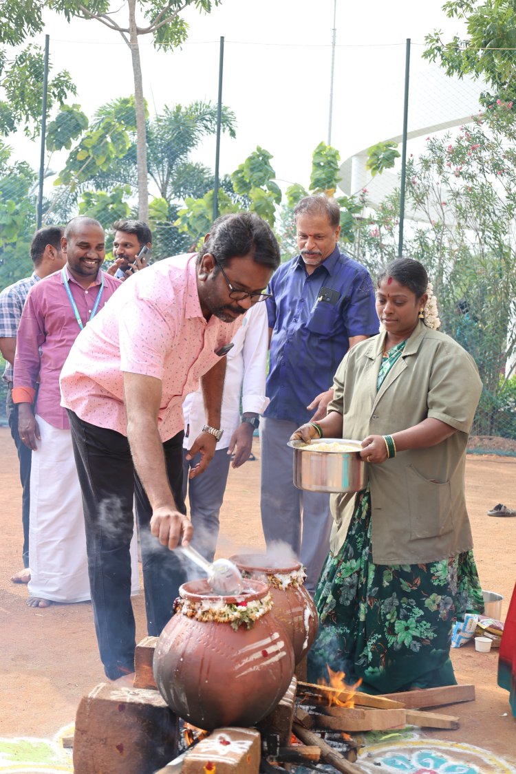 PASUMAI PONGAL CELEBRATON AT SVCET ON 11 TH JANUARY 2025