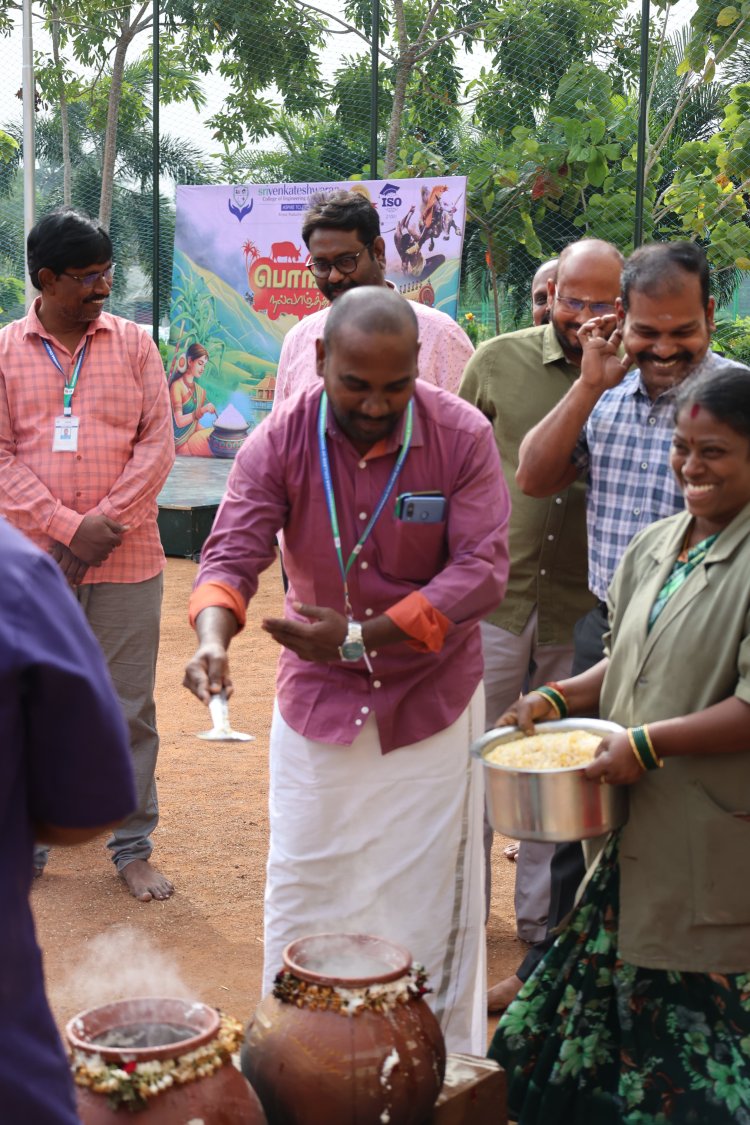 PASUMAI PONGAL CELEBRATON AT SVCET ON 11 TH JANUARY 2025