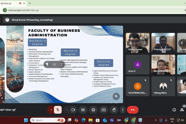 Exciting CollaboExciting Collaboration with Krirk University Thailand on 30th Jan 2025
