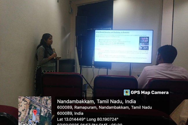 Dr. Akansha, 1st-year Prostho PG at SVDC