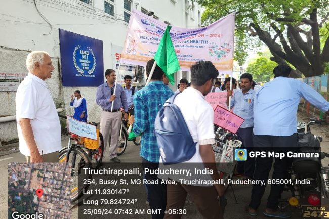 WORLD PHARMACISTS DAY CYCLOTHON- 2024