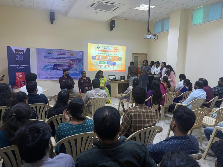 Prosthodontist Day Celebration at Sri Venkateshwaraa Dental College 2025