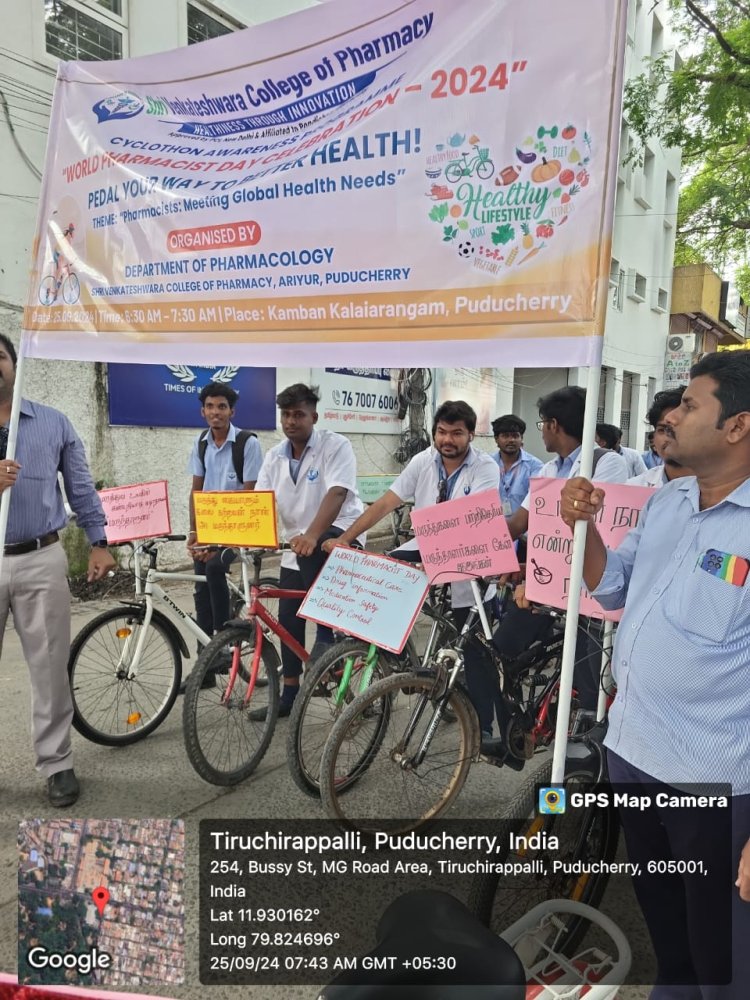 WORLD PHARMACISTS DAY CYCLOTHON- 2024