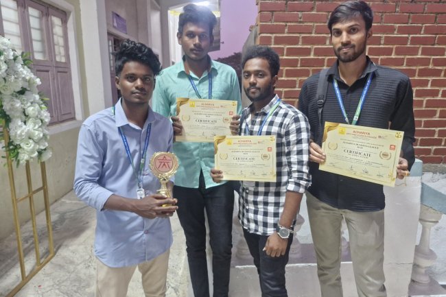 SVCET  MBA outstanding performance at the Achariya Business League 2K25 on 26 02 2025 