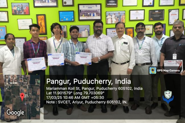 I year students participated in A National Level Technical Symposium MITILENCE 2025 organized by MVIT on 14 March 2025